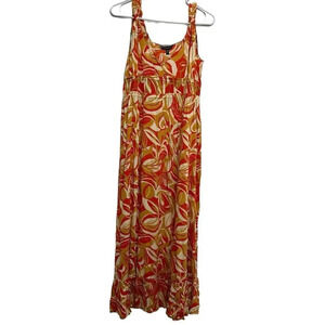 Chaudry KC NWT’s boho style smocked midi dress. Size large